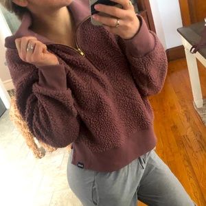Victoria’s Secret pink plush pullover